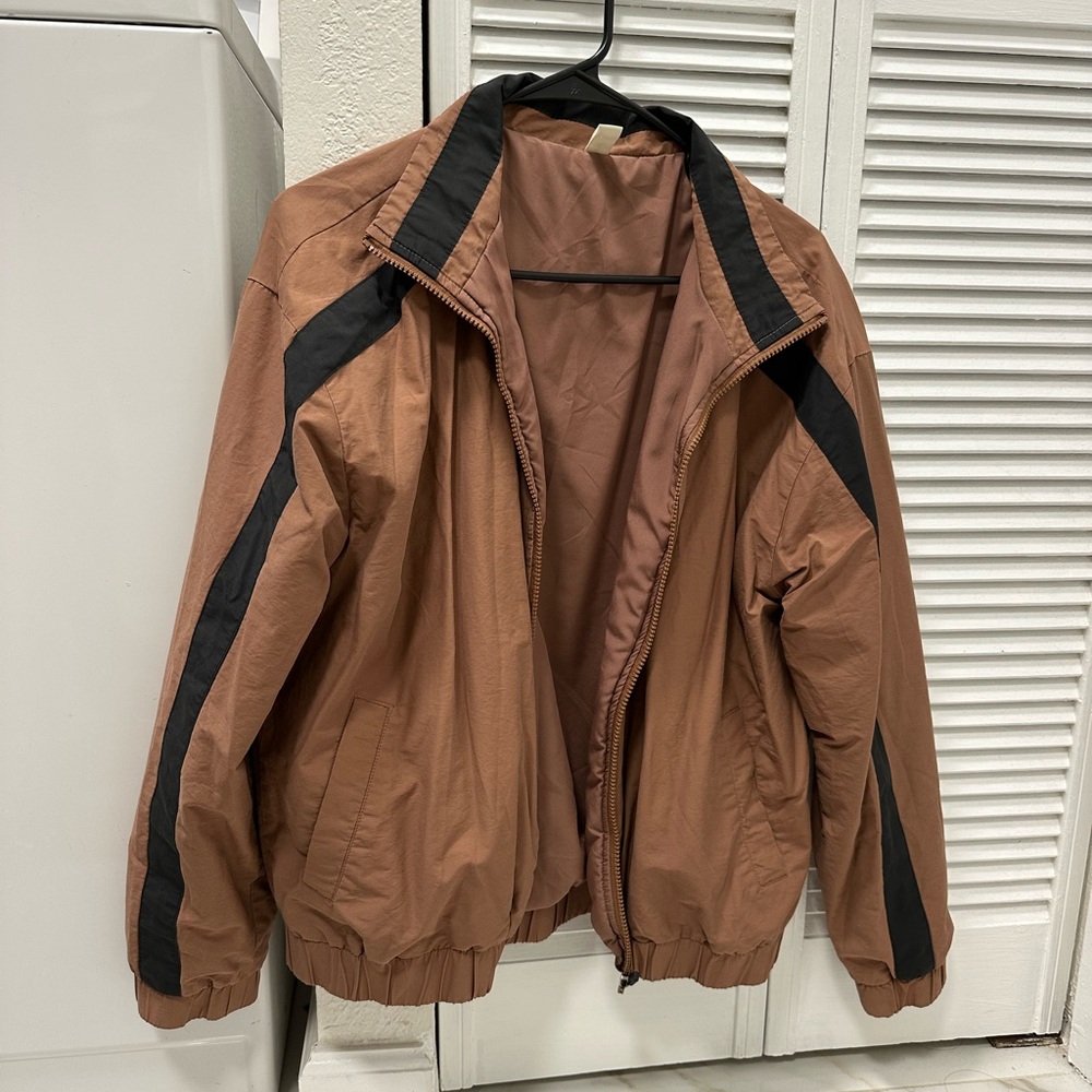 Brown and Black Jacket ~ Sporty